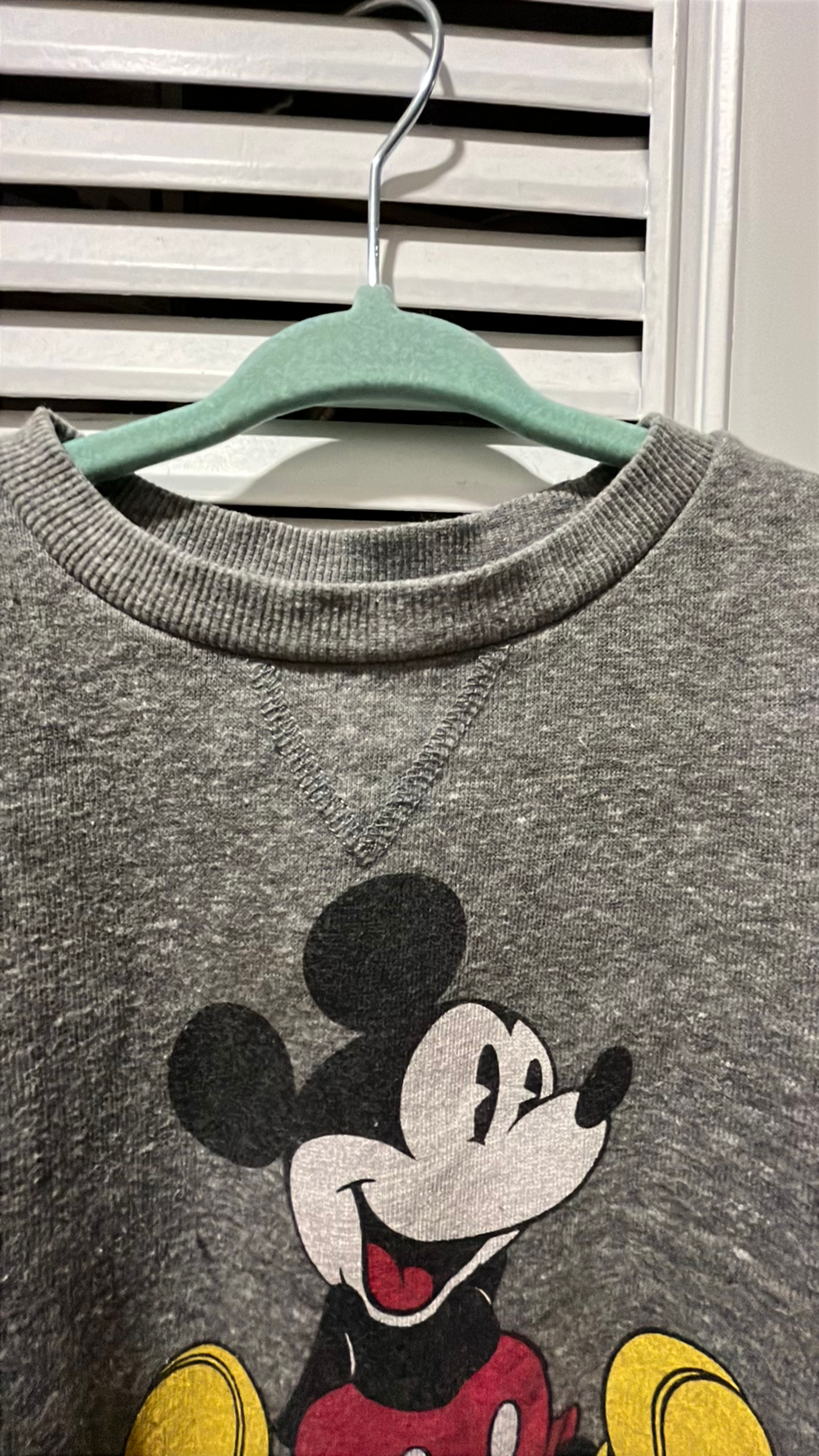Girls 5T Disney Mickey Mouse Gray Sweatshirt - Image 3