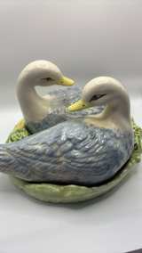 Ceramic Duck Figurine with Corn Base - Image 2