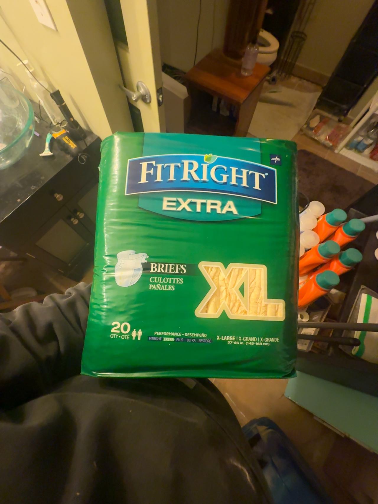 Medline FitRight Extra Adult Briefs 2XL