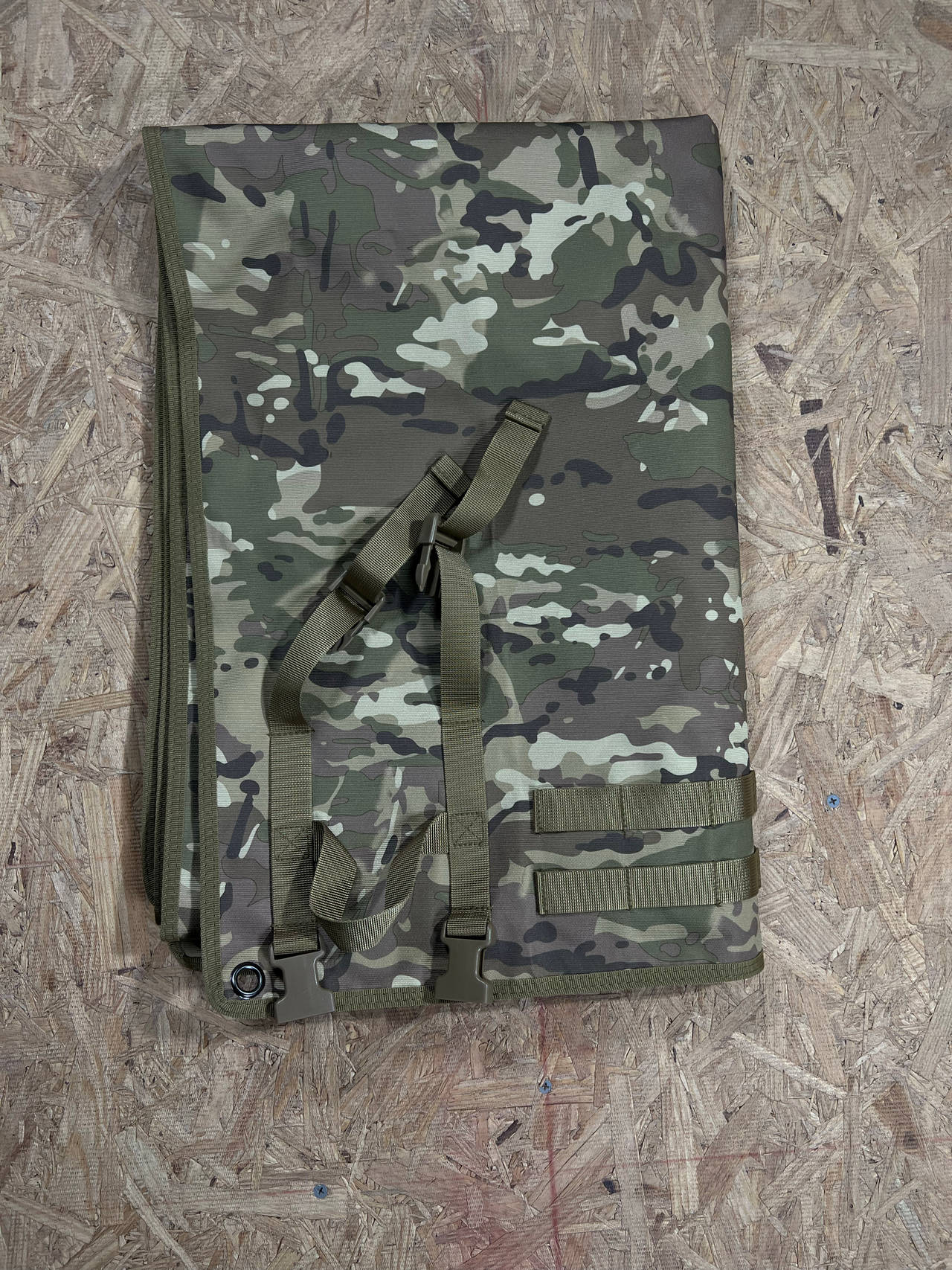 Tactical Multicam Roll Up Shooting Mat Waterproof Range Ground Pad MOLLE