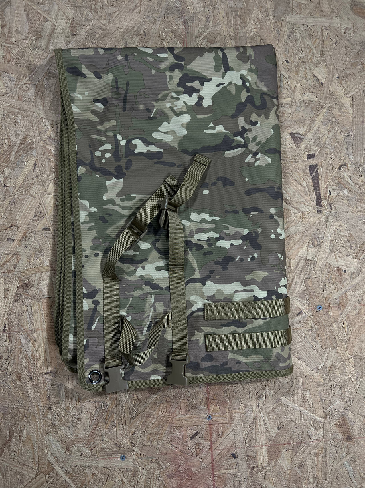 Tactical Multicam Roll Up Shooting Mat Waterproof Range Ground Pad MOLLE