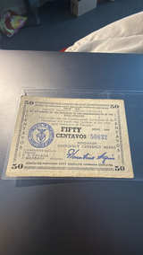 Philippines 50 Centavos Mindanao 1944 Emergency Banknote - Image 2