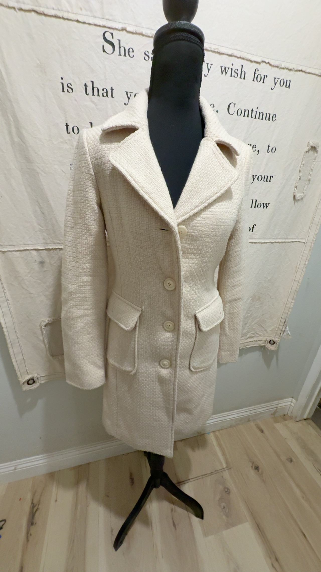 Vintage White Coat
