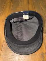 Kangol Argyle Stripe Flat Cap White Gray Large  - Image 6