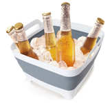 2.4 Gal(9L) Collapsible Dish Basin with Drain Plug,Space Saving Multiuse - Image 5