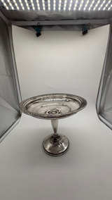 Towele Sterling Silver pedestal Compote Candy  Dish 6" high - Image 2