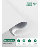 Allesin Motorized Roller Blinds with Remote Control for Windows, 100% Blackout - Image 5