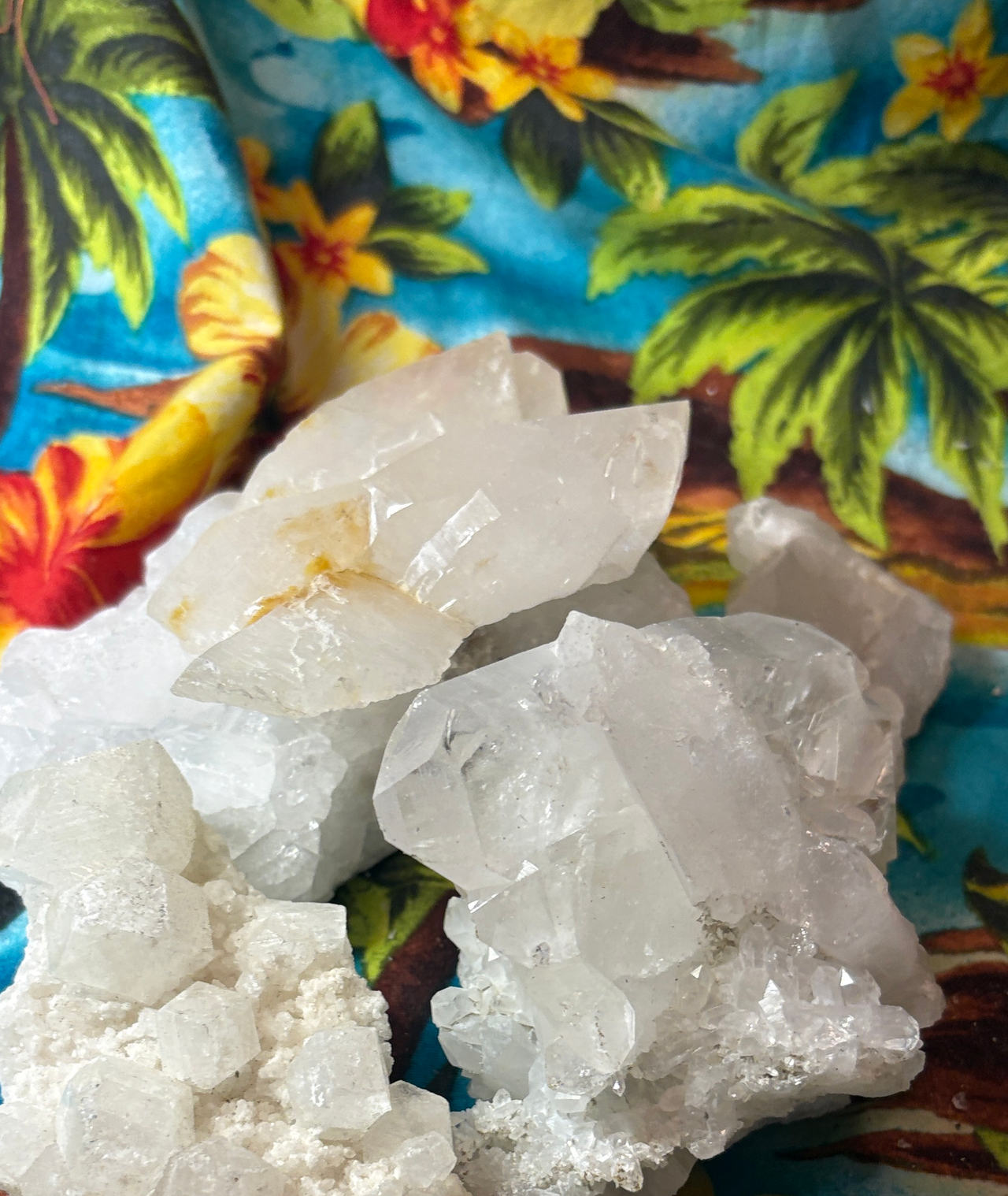 Natural Clear Quartz Crystal Cluster(3)