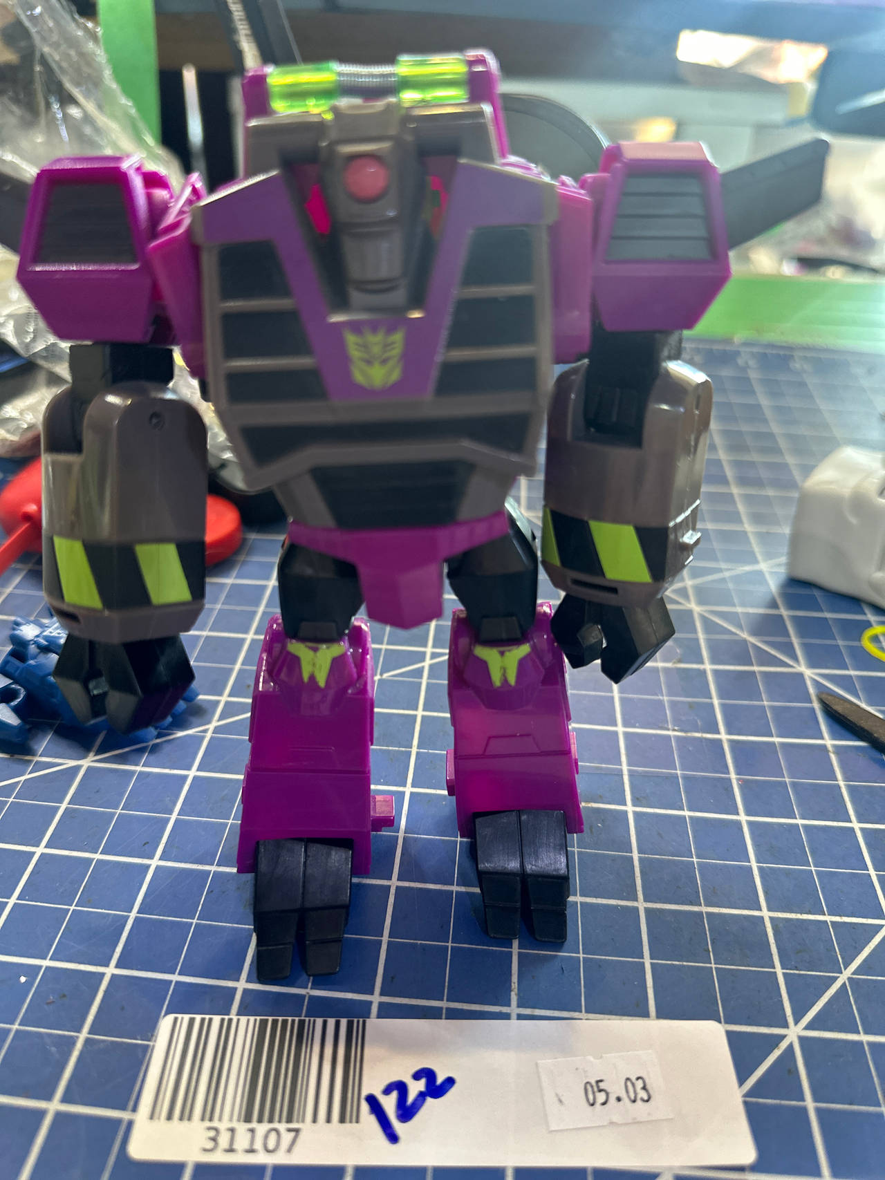 Transformers Animated Blackout Voyager Class Figure. 122
