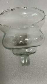 Vintage Etched Glass Peg Votive Candle Holders - Image 6