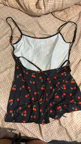 Women's Cherry Print Romper - Image 2