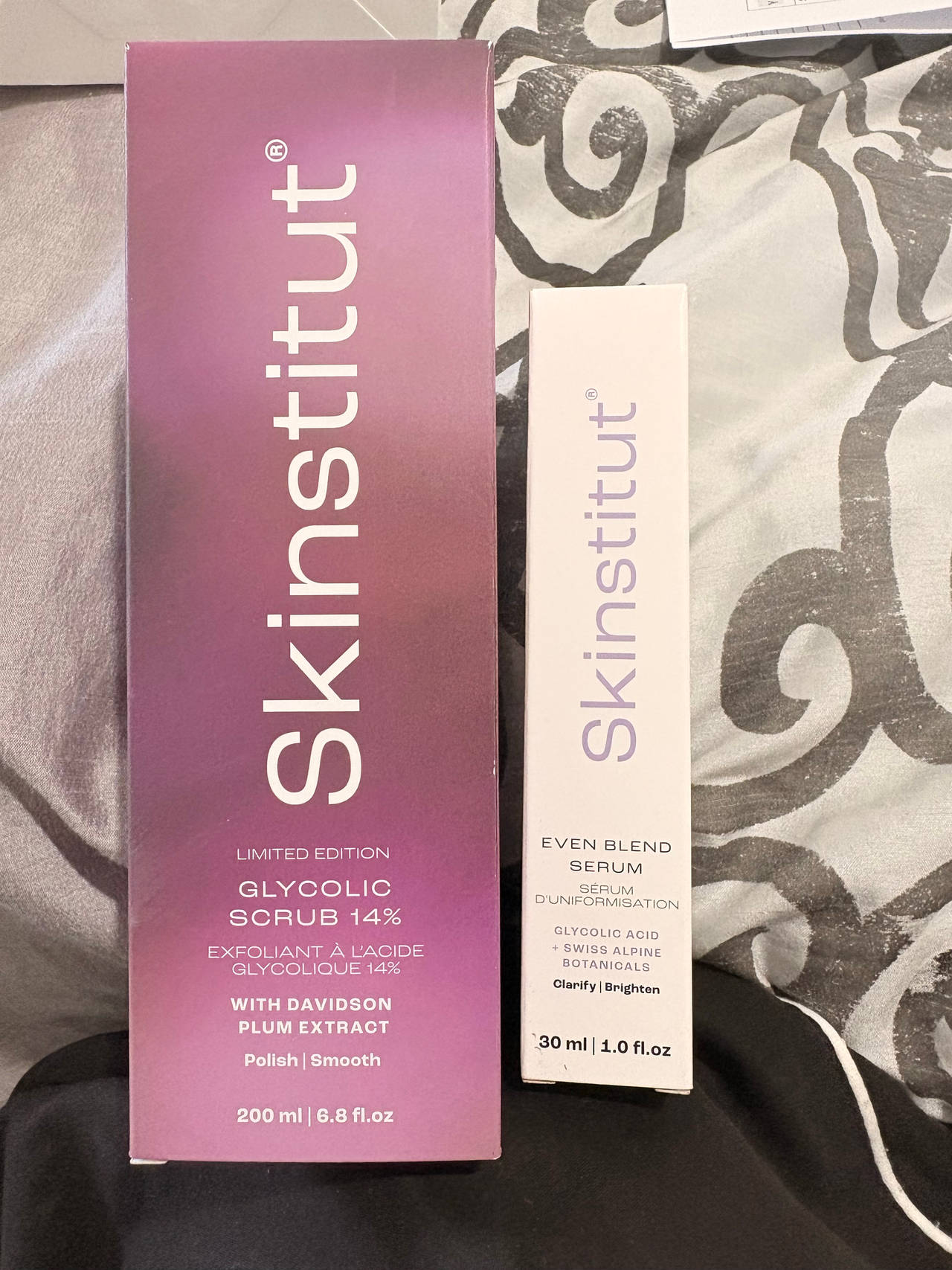 Skinstitut Glycolic Scrub 14% & Even Blend Serum