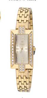 Montres Prestige Women's Gold-Tone 32mm Rectangle Watch - Image 1