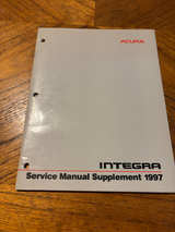 1997 Acura Integra Service Manual Supplement - Image 1