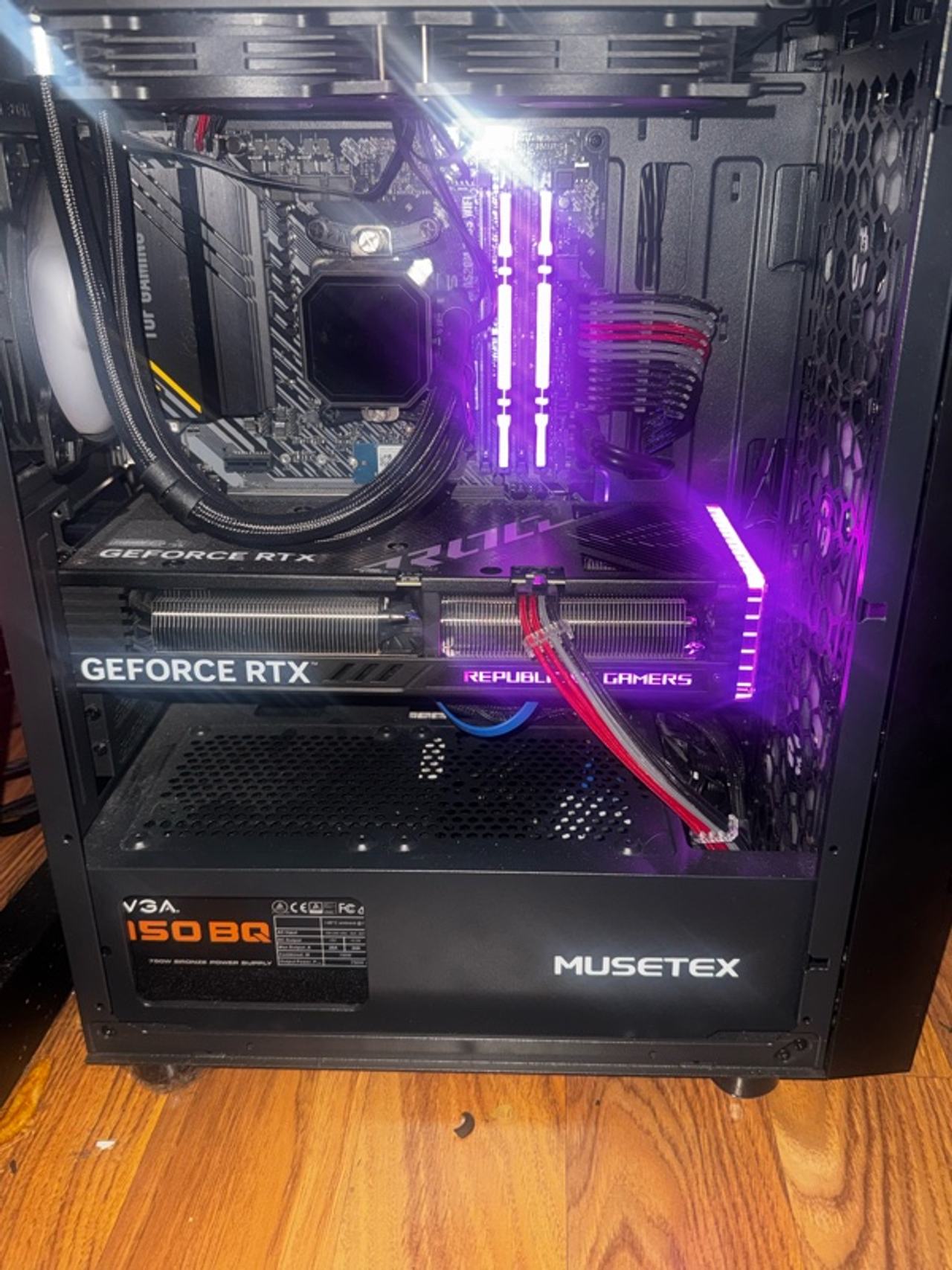 Gaming PC Amd 5600 with RTX 4060 GeForce ASUS ROG Strix OC edition 32GB RAM ddr4
