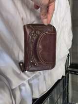 Fossil Leather Zip Around Wallet - Image 1