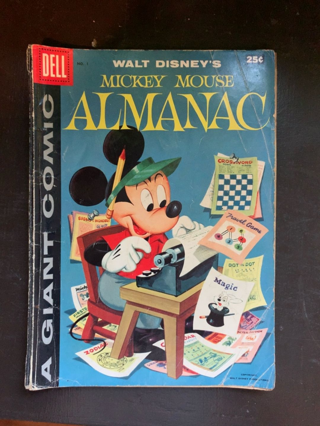 Dell Mickey Mouse Almanac #1 (1957)