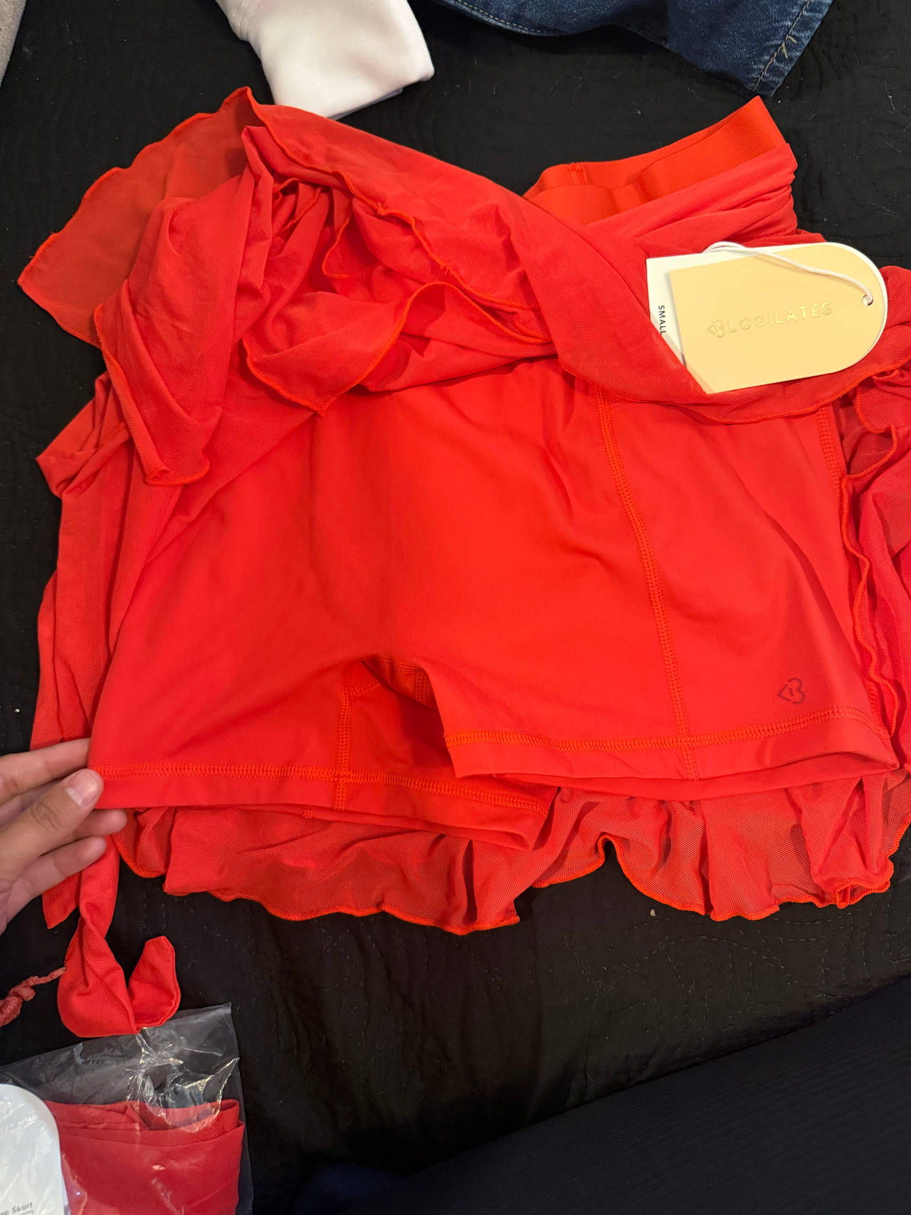 Blogilates dance studio wrap skirt