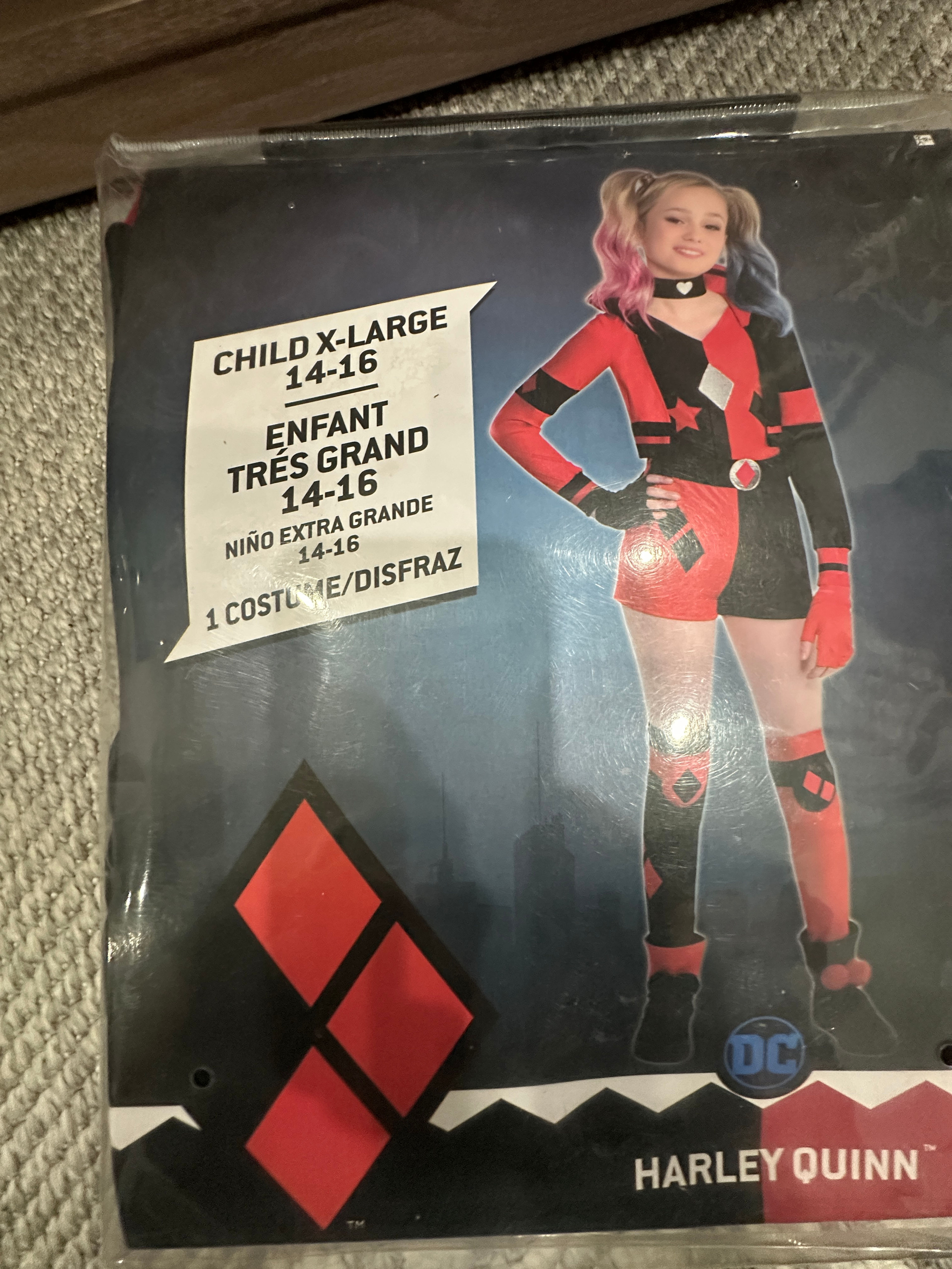 Harley Quinn Child Costume