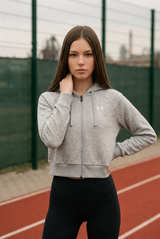 Under Armour Women's Cropped Fleece Full-Zip Hoodie sz X-Small - Image 6