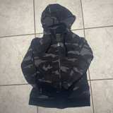 Athleta Black Camo Full-Zip Hoodie - Image 1