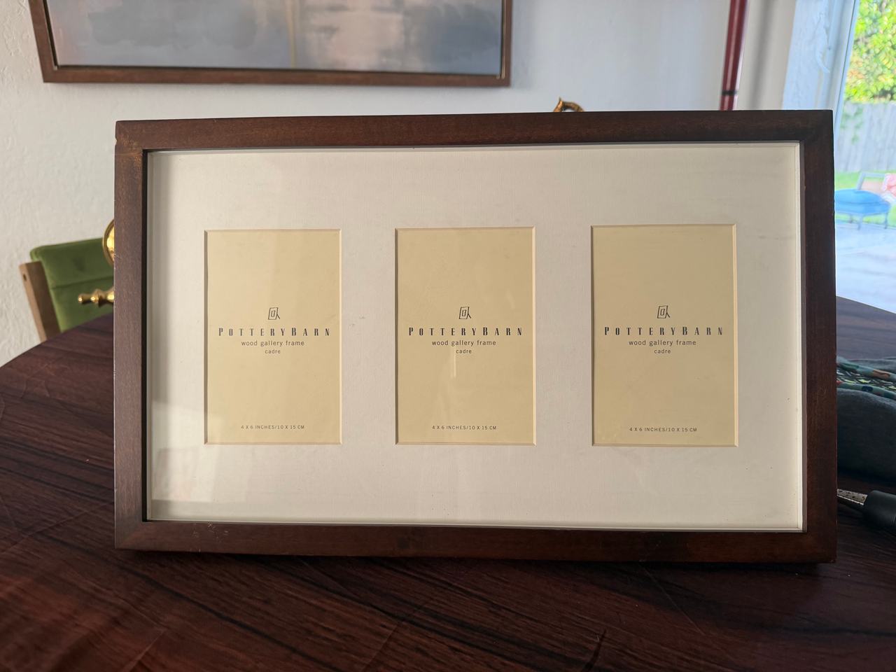 Pottery Barn Wood Gallery Triple Opening Frame