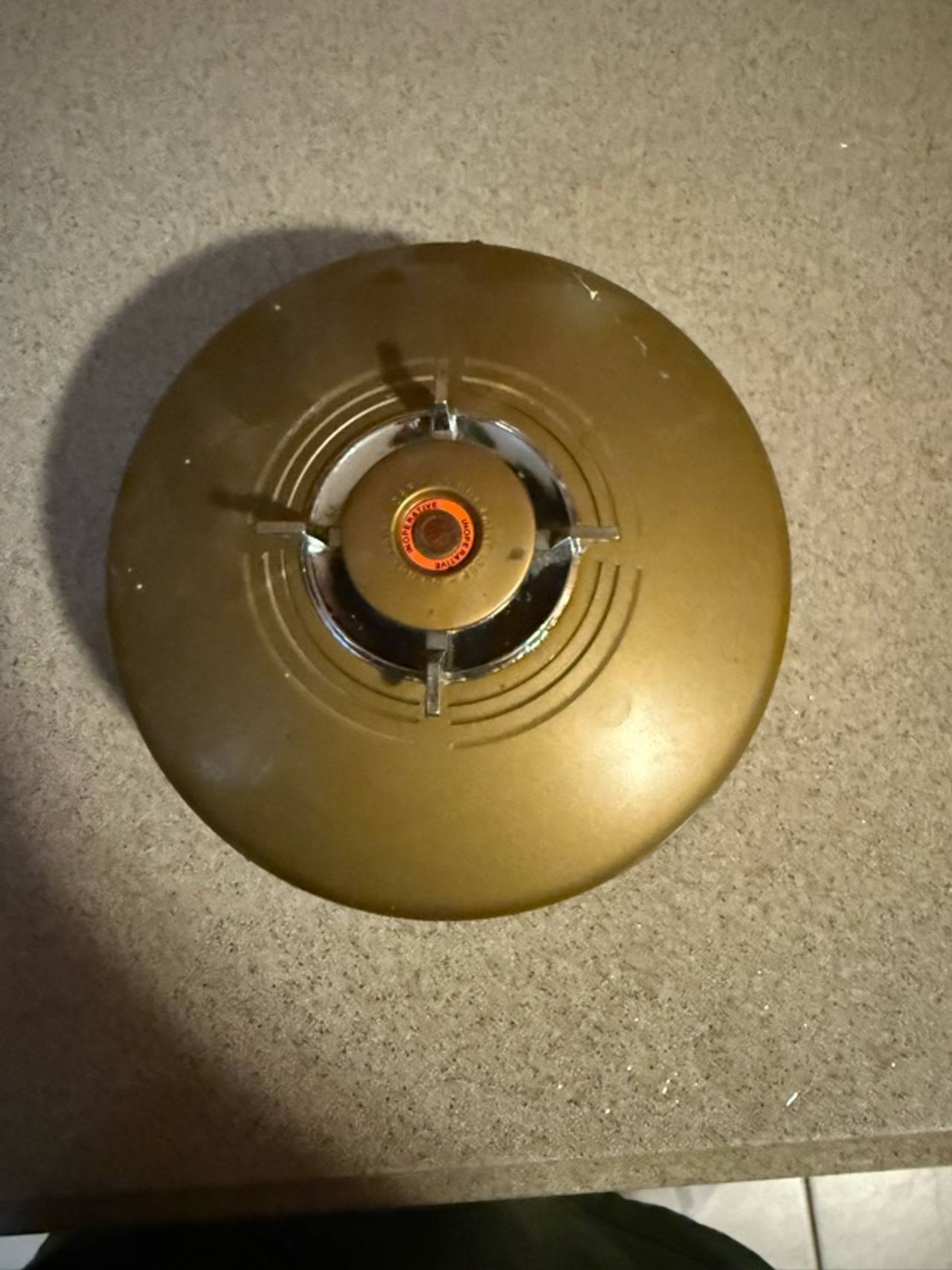 Vanguard Thermosonic Vintage Metal Heat Detector Alarm