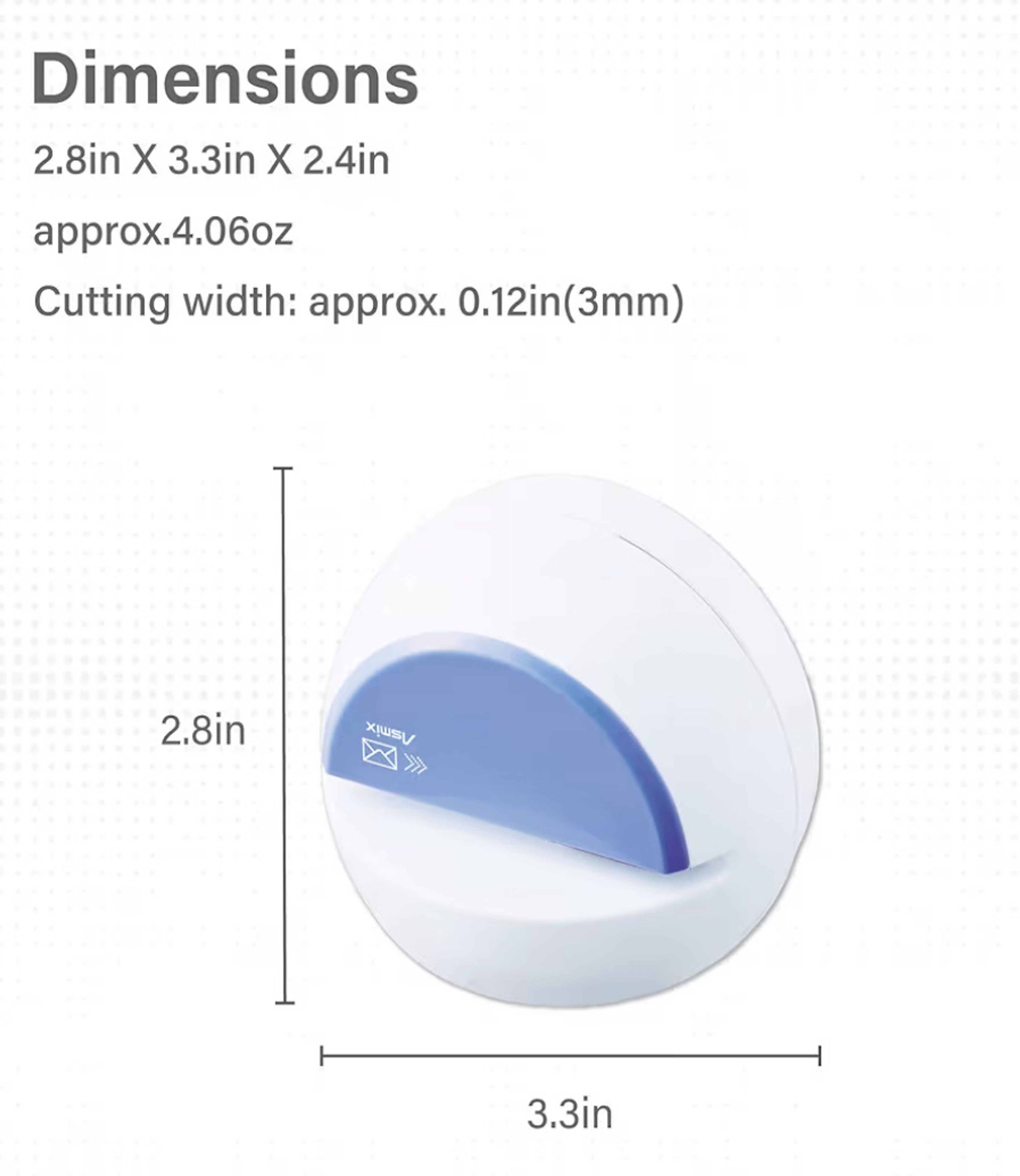 Electric Letter Opener, LO85B Blue Letter openers Envelope, Envelope Opener - Image 2