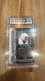 Christian McCaffrey 2017 Leaf Draft TD Machines Card ERROR Grading Label Card!!! - Image 2