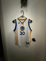 Adidas Stephen Curry Golden State Warriors Swingman Jersey - White - Image 1