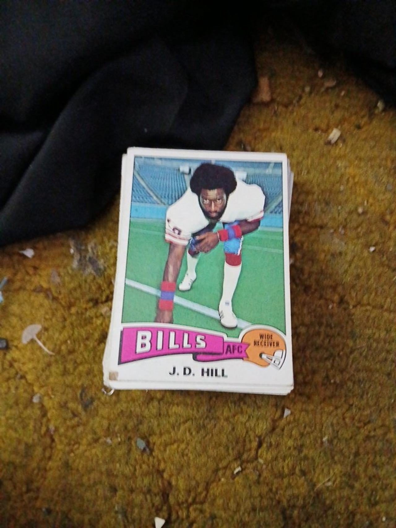 1974 Topps J.D. Hill Buffalo Bills Football Card