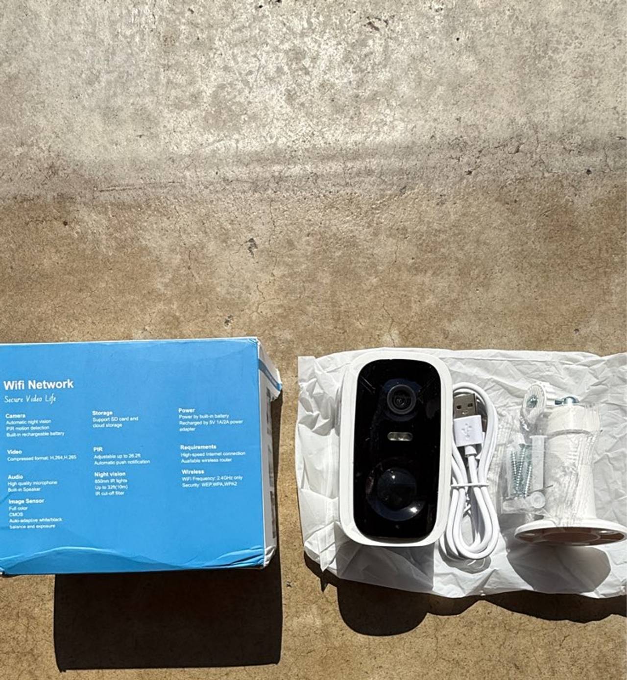 Wireless WiFi Battery Powered Security Camera