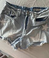 BLANKNYC The Barrow Star Patch Denim Shorts - Image 1