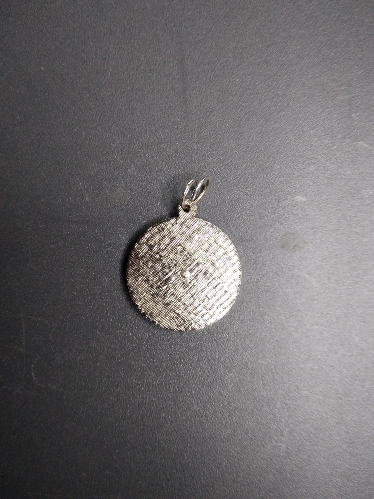 New Jersey State Seal Two-Tone Pendant Charm