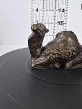 Vintage Bronze Camel Figurine 4.5"x3" - Image 1