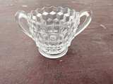 Fostoria American Clear Glass Sugar Bowl - Image 1