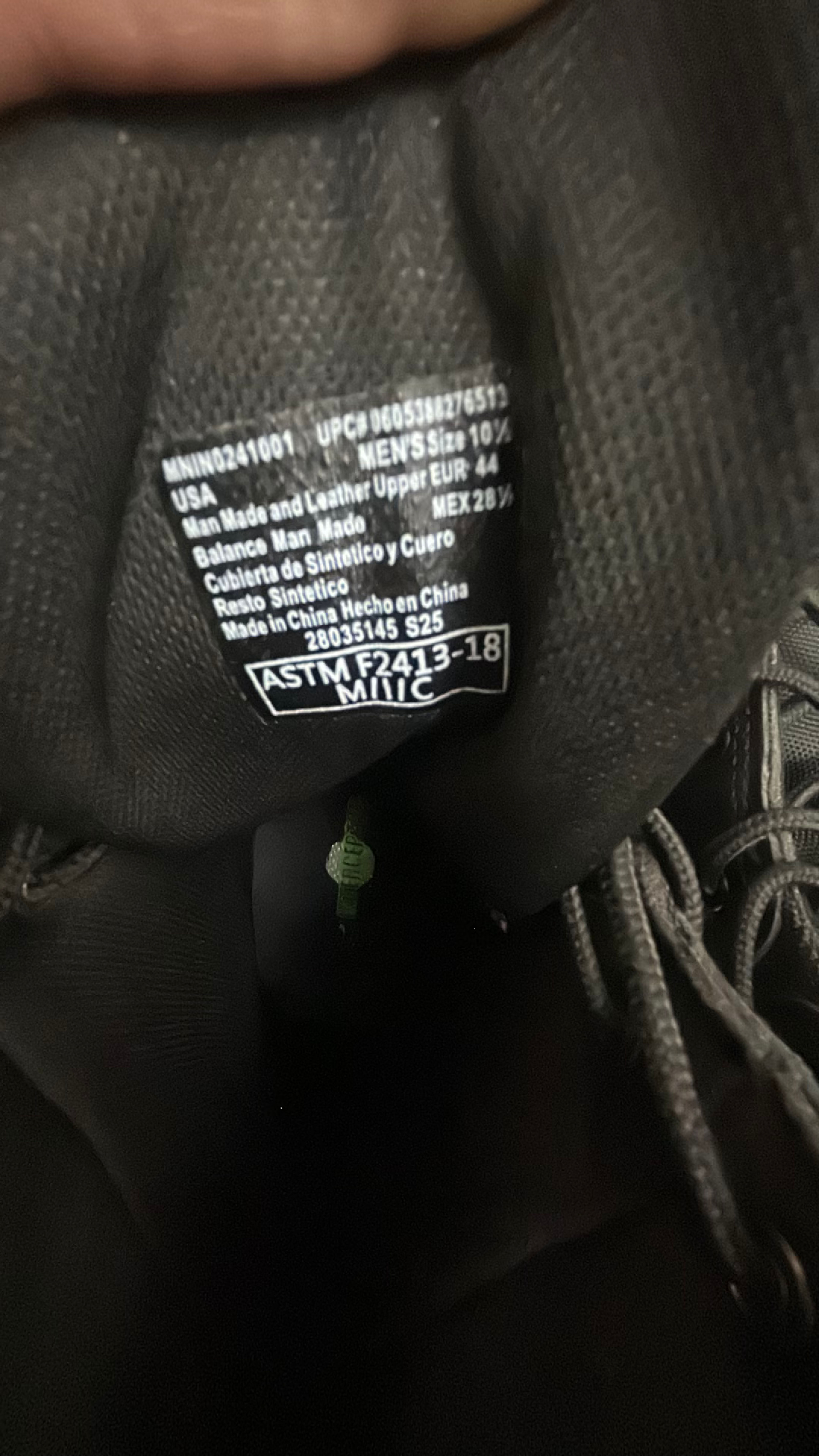 Interceptor Force Tactical Steel Toe Boots Black size 10.5 - Image 5