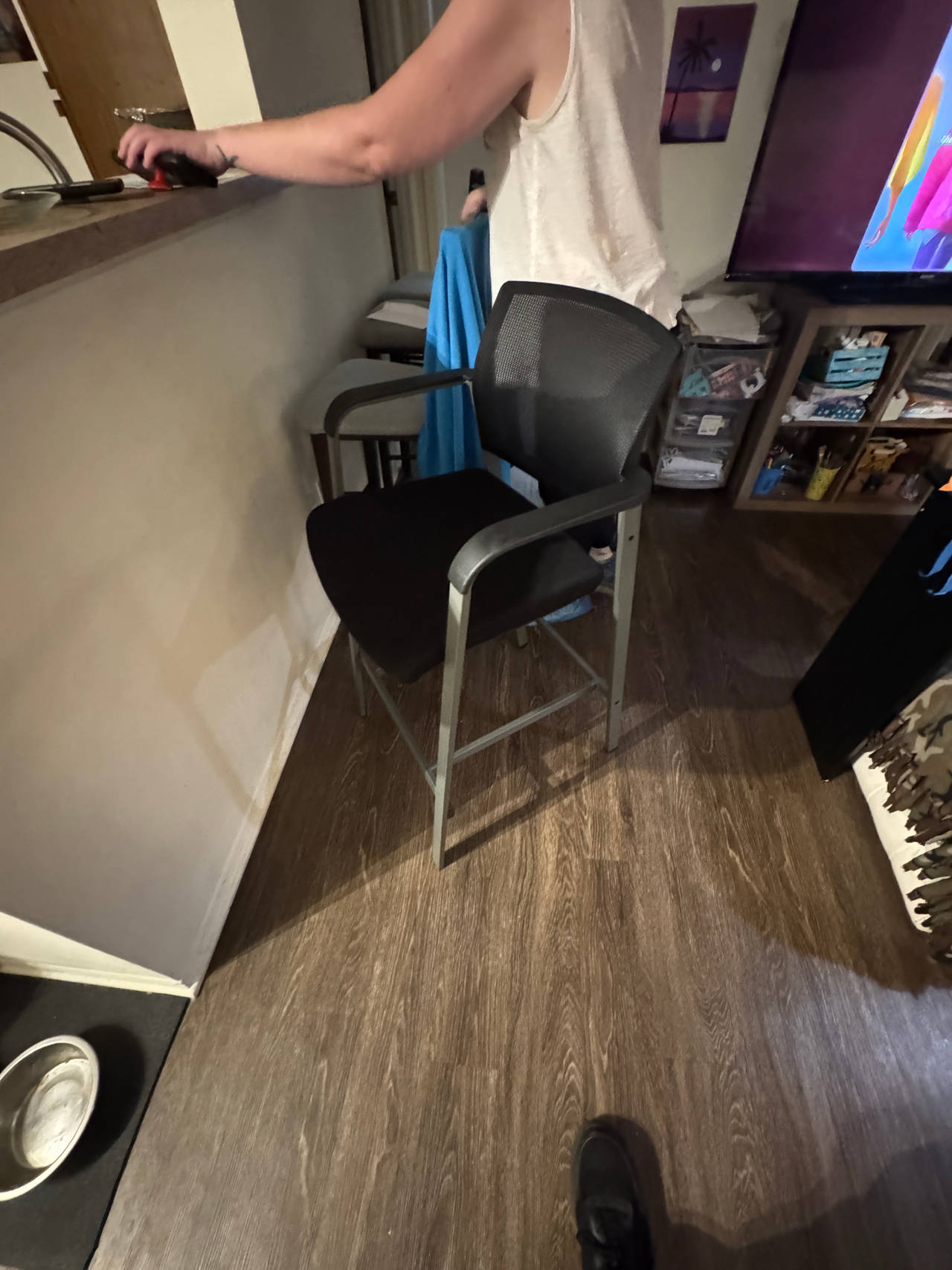 2 - Mesh Back Bar Stool