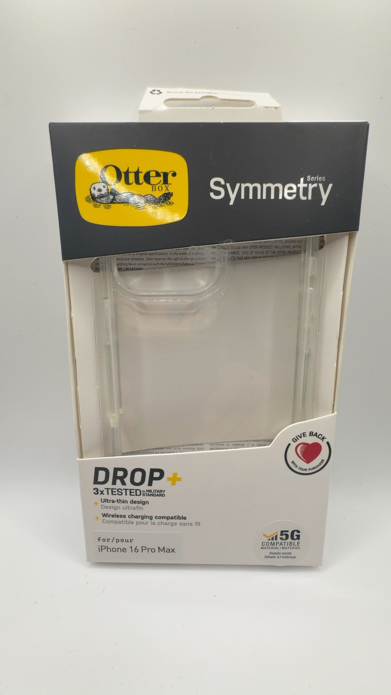 OtterBox Symmetry Series Clear Case for iPhone 16 Pro Max