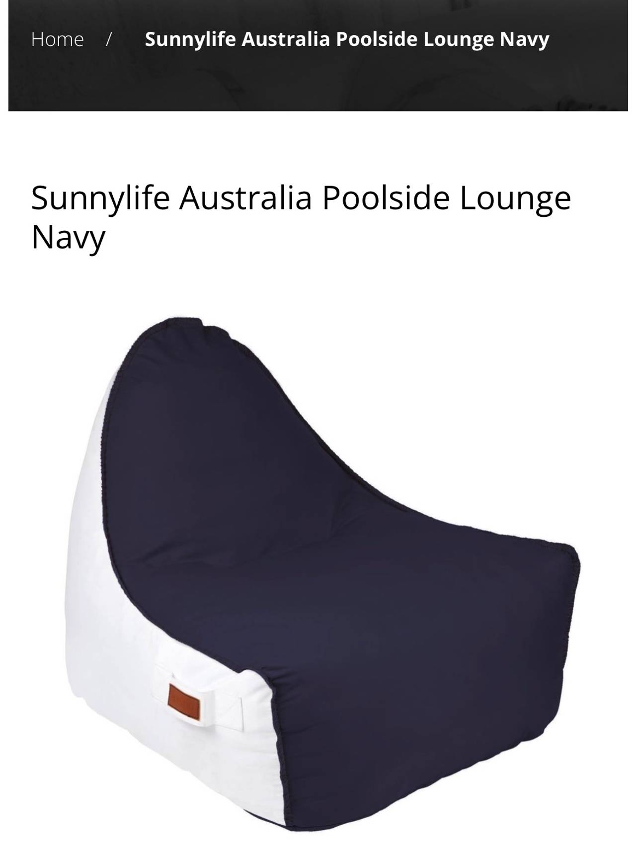 Sunnylife Australia Poolside Lounge