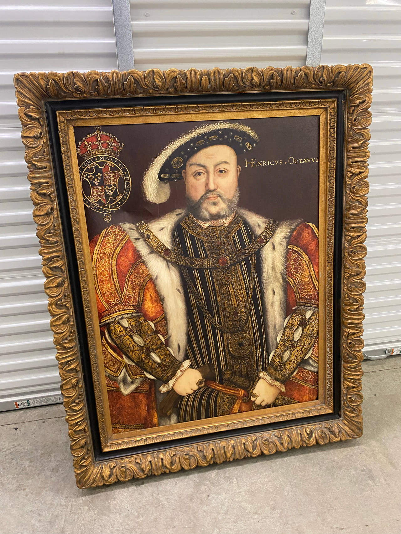 Framed Portrait of Henry VIII