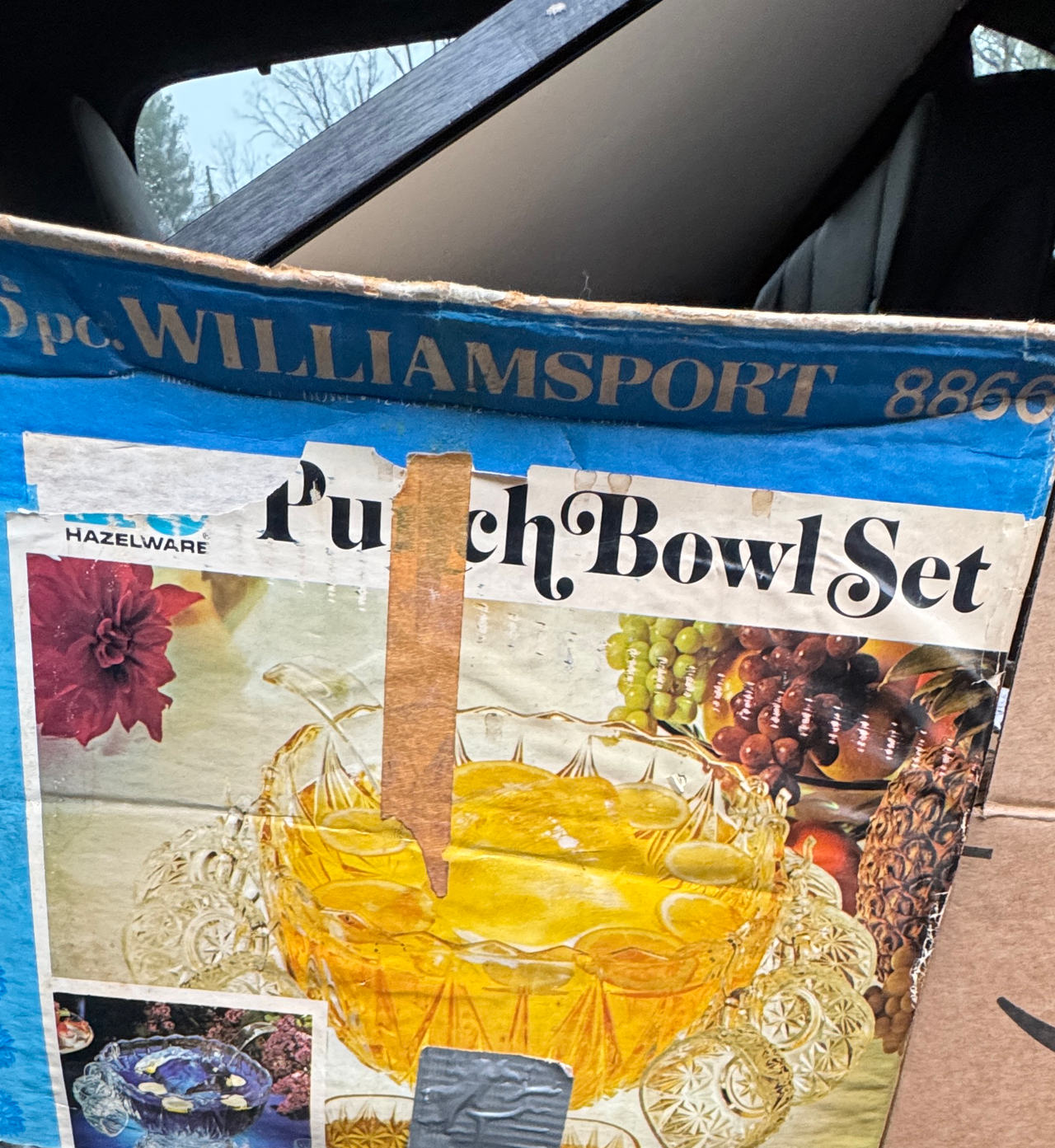 Hazelware Williamsport 15pc Punch Bowl Set