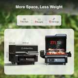 ASMOKE AS350 Portable Wood Pellet Grill with Travel Bag - Image 3