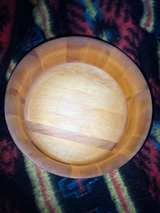 Williams Sonoma John McLeod Signed Natural Birchwood Salad Bowl - Image 1