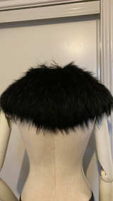 Black Fox Fur Collar - Image 2
