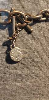 Liz Claiborne Vintage Silver Tone Toggle Necklace - Image 2
