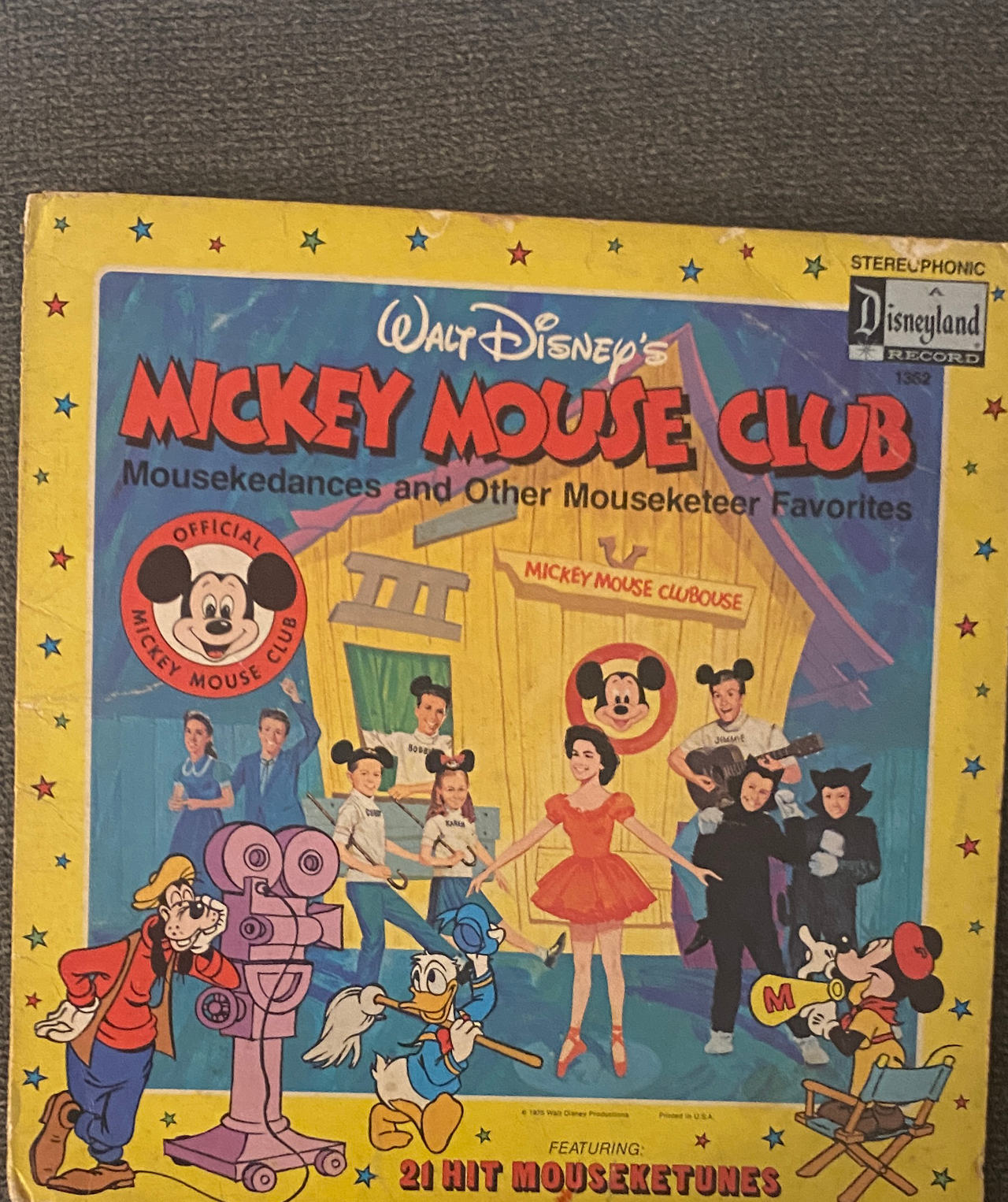 Walt Disney's Mickey Mouse Club: Mousekedances and Other Mouseketeer Favorites Vinyl LP