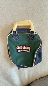 Adidas Vintage Mini Handbag Green Blue Bolwing Bag  - Image 1