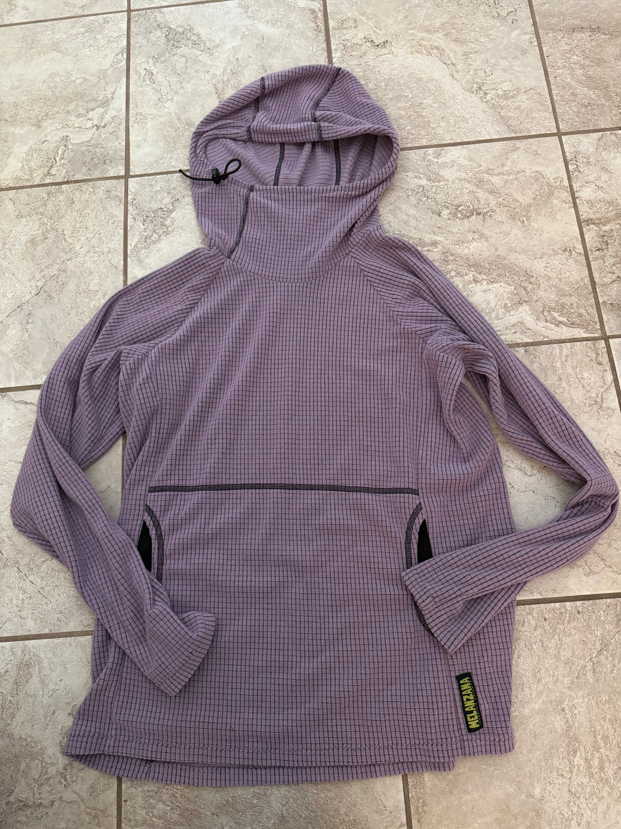 Melanzana Micro Grid Hoodie