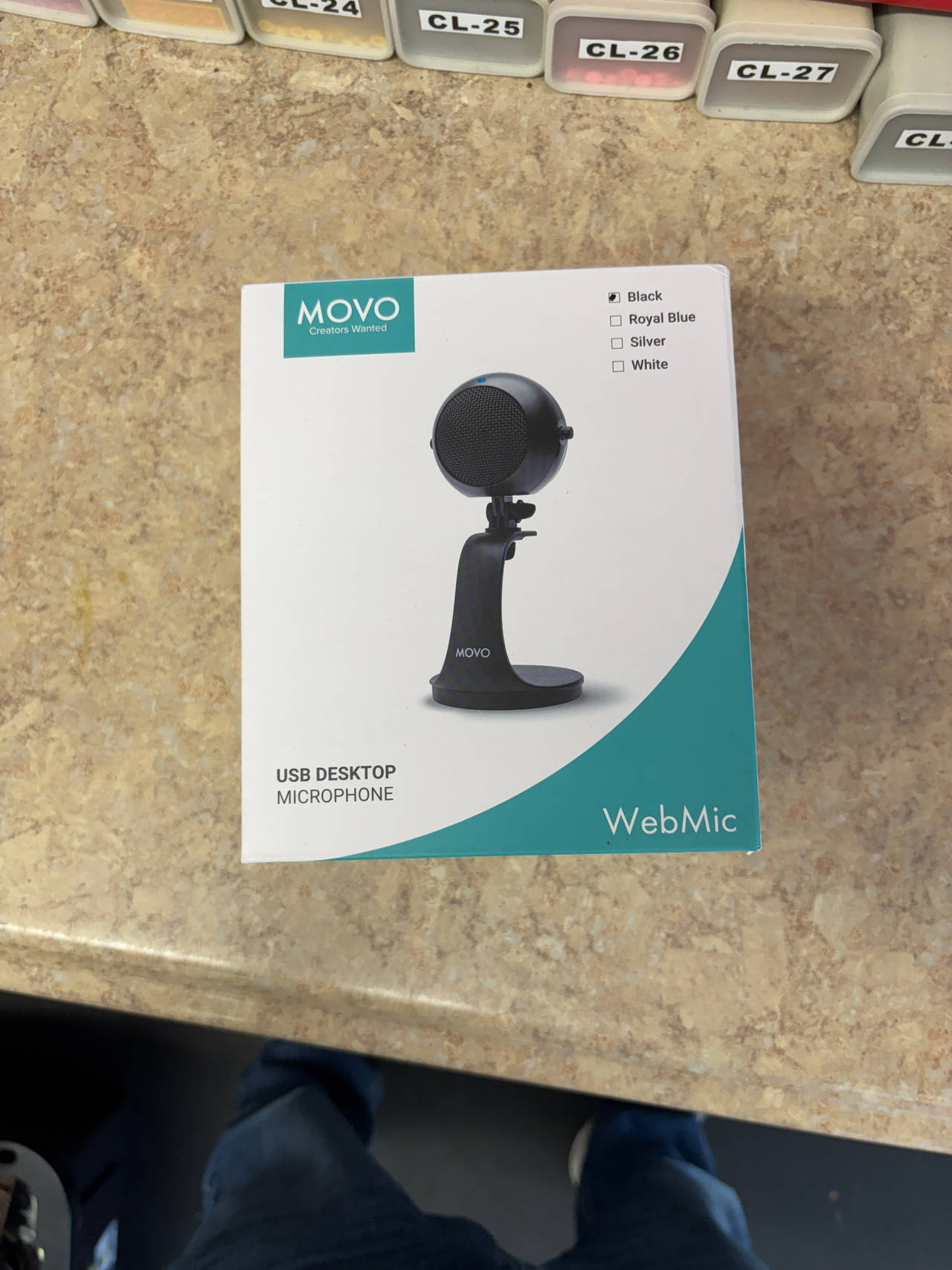 Movo WebMic USB Desktop Microphone